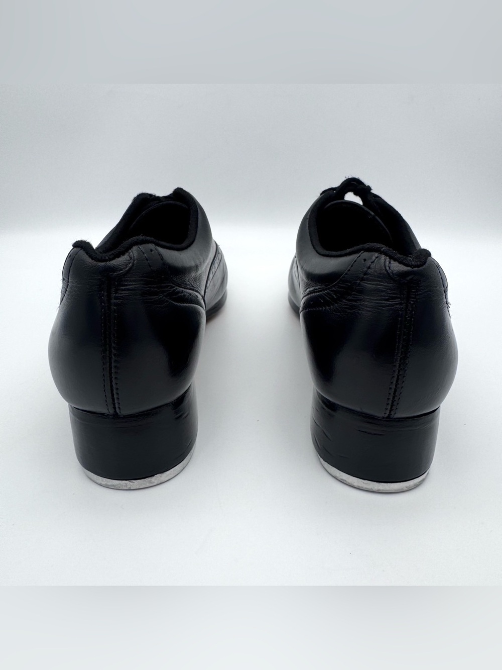Bloch Jason Samuels Smith Professional Black Leather Tap Shoes Women's Size 9 - Picture 5 of 7
